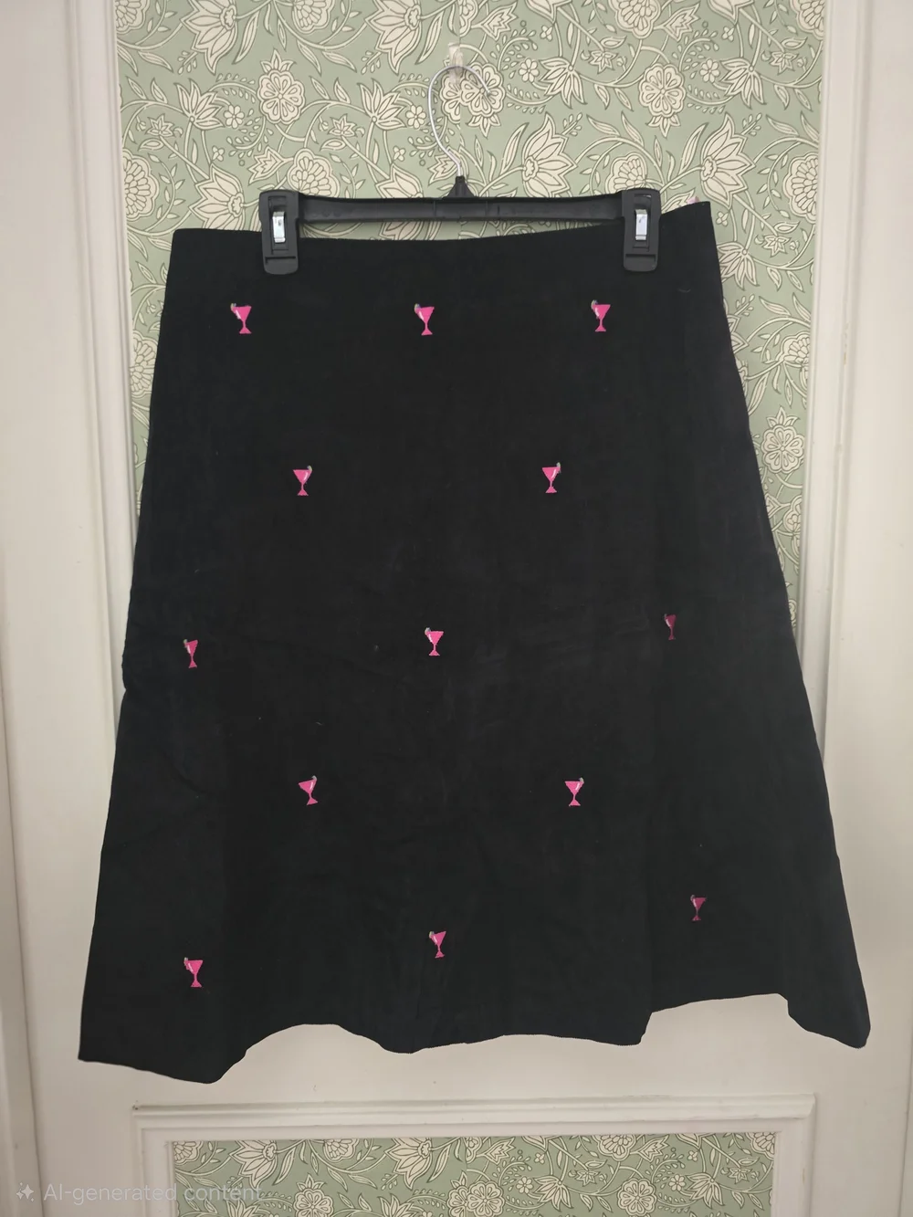 Lilypod Black A-line Skirt